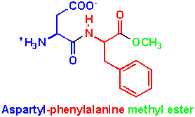 Aspartame, a sweet-tasting dipeptide